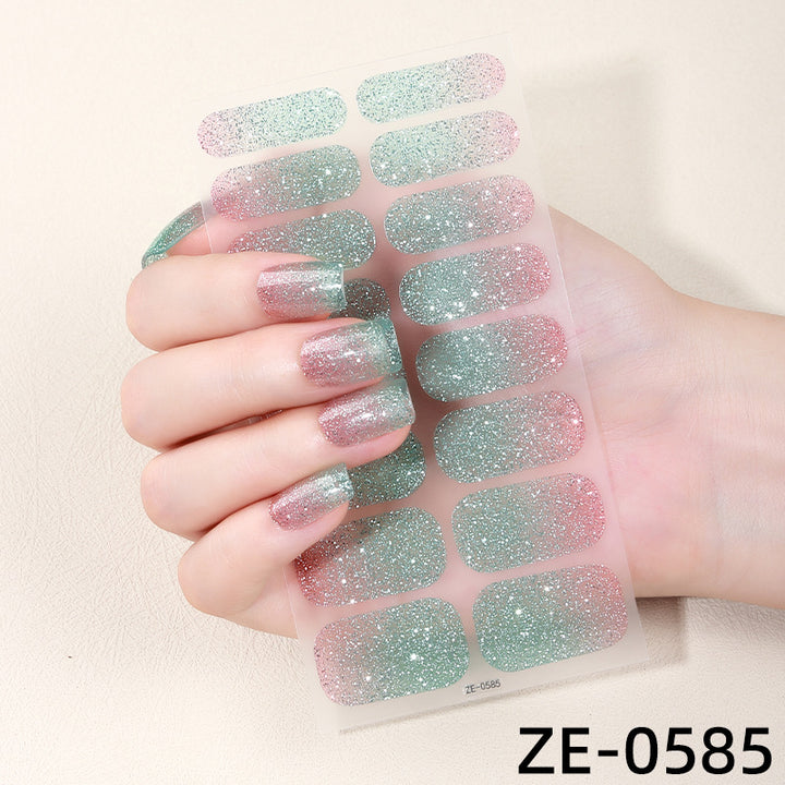 Glitter Gradient Nail Wraps