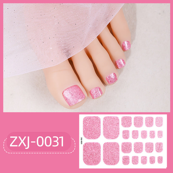 Premium Glitter Toenail Wraps