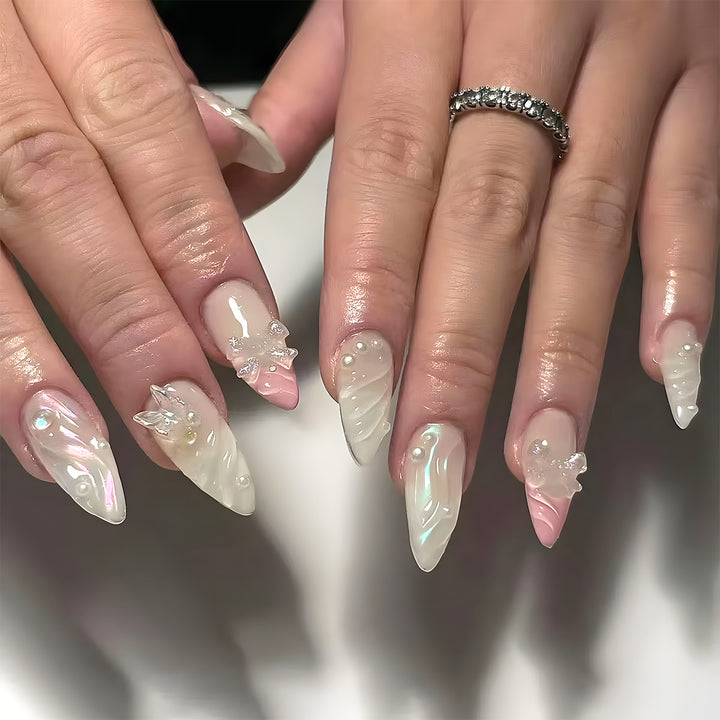 Artistic Long Stiletto Nail Enhancements Kalsten
