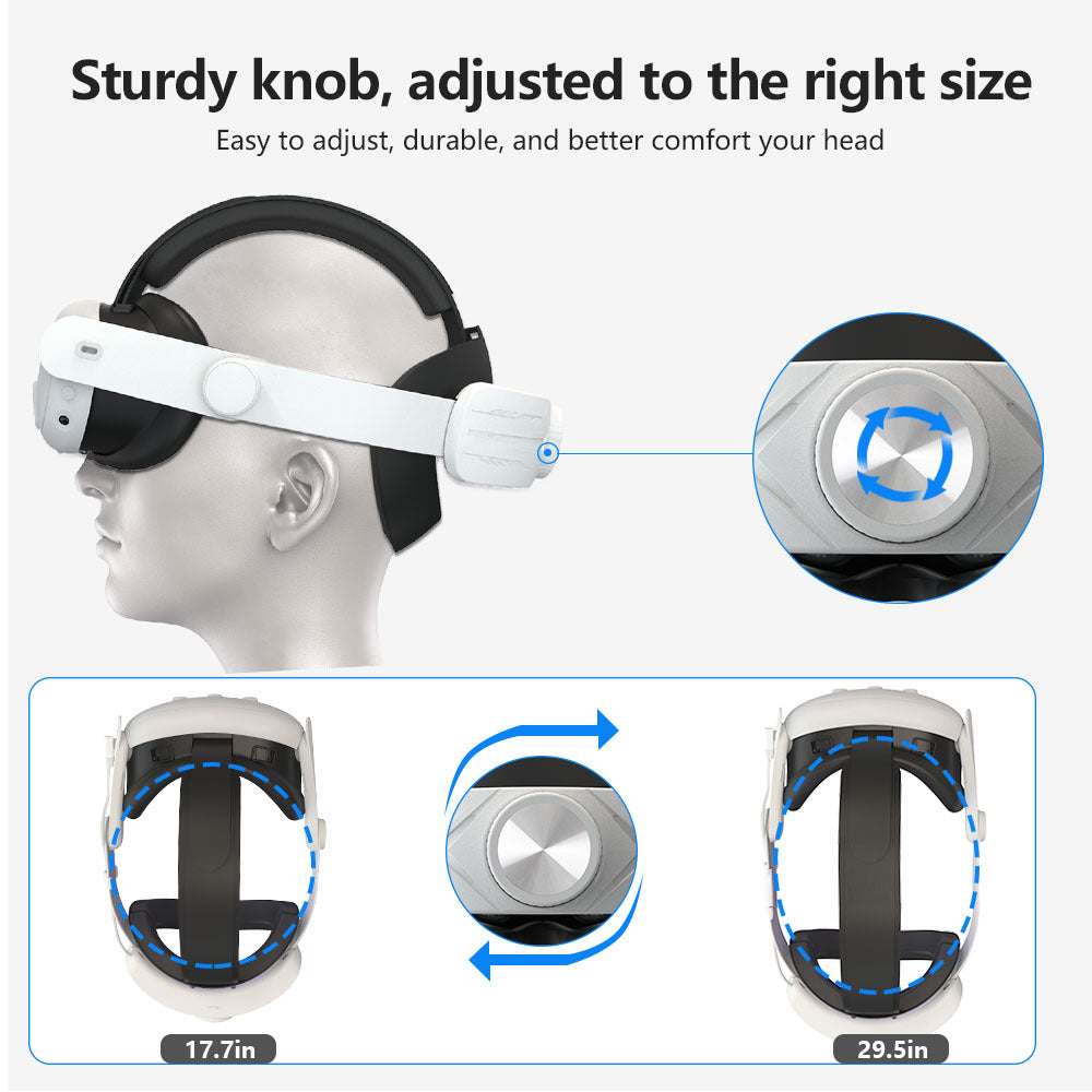 VR-Headset with Adjustable Wearing Comfort Kalsten