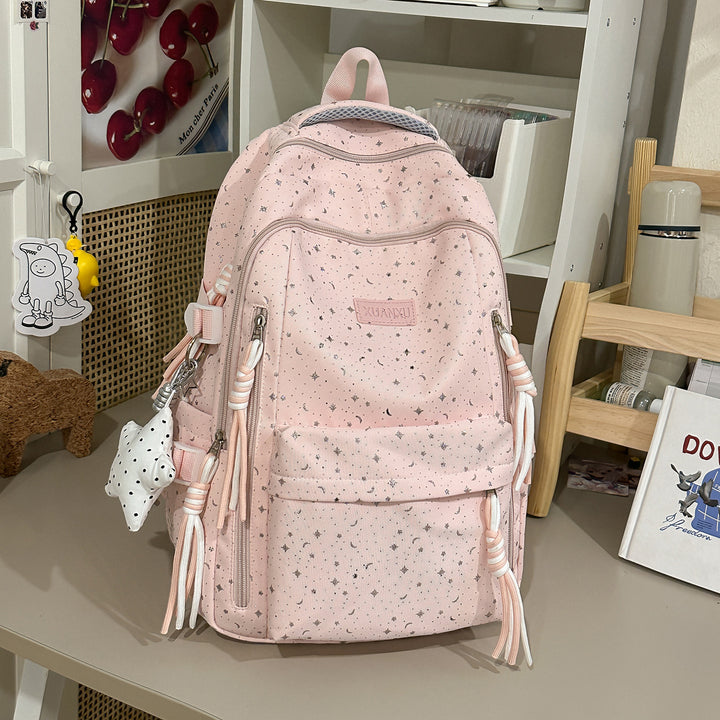 Star-Print Casual Backpack Kalsten