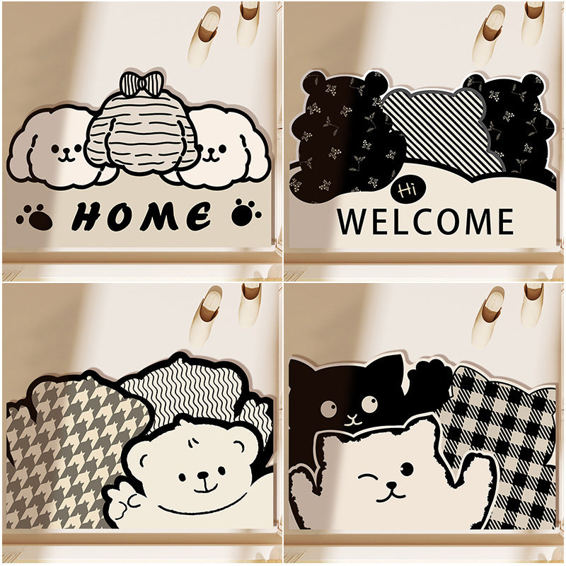 Playful Cat-Themed Area Rug