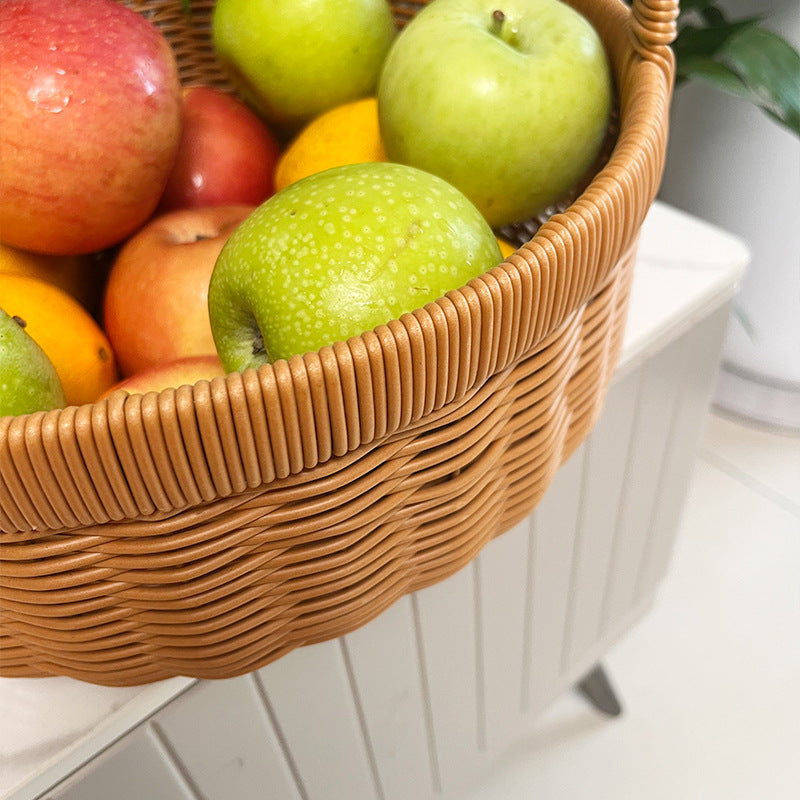 Handwoven Natural Decorative Basket Kalsten