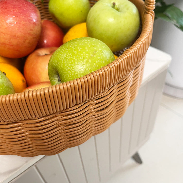 Handwoven Natural Decorative Basket Kalsten