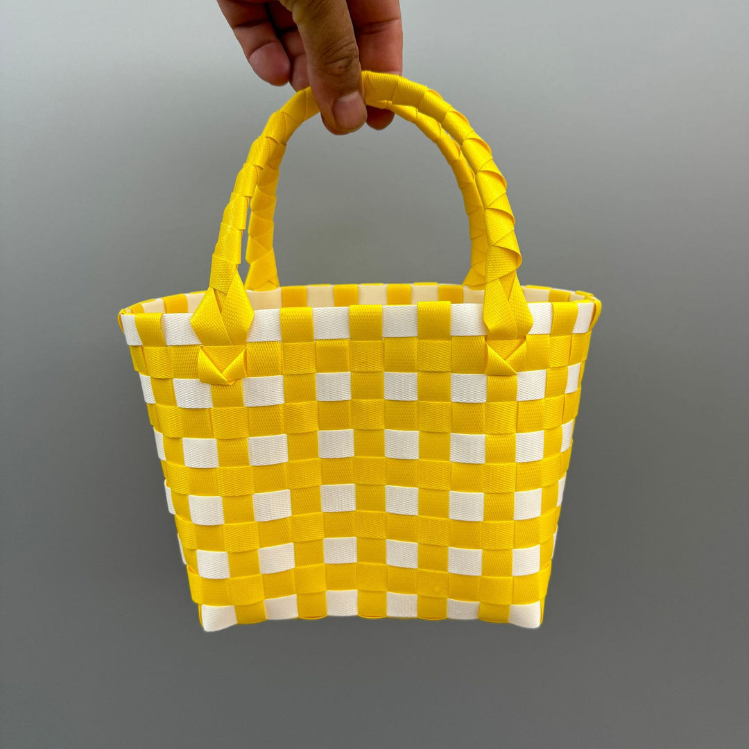 Playful and Colorful Basket Bag Kalsten