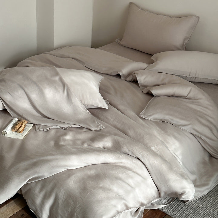 High-quality cotton percale bed linen with an extra soft feel and hidden zipper