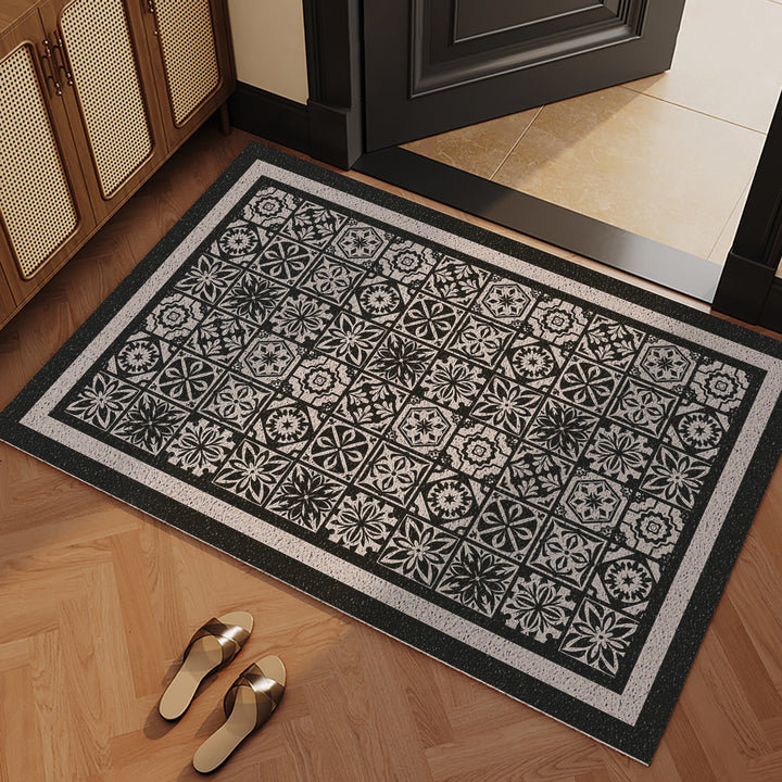 Elegant Geometric Pattern Entrance Mat