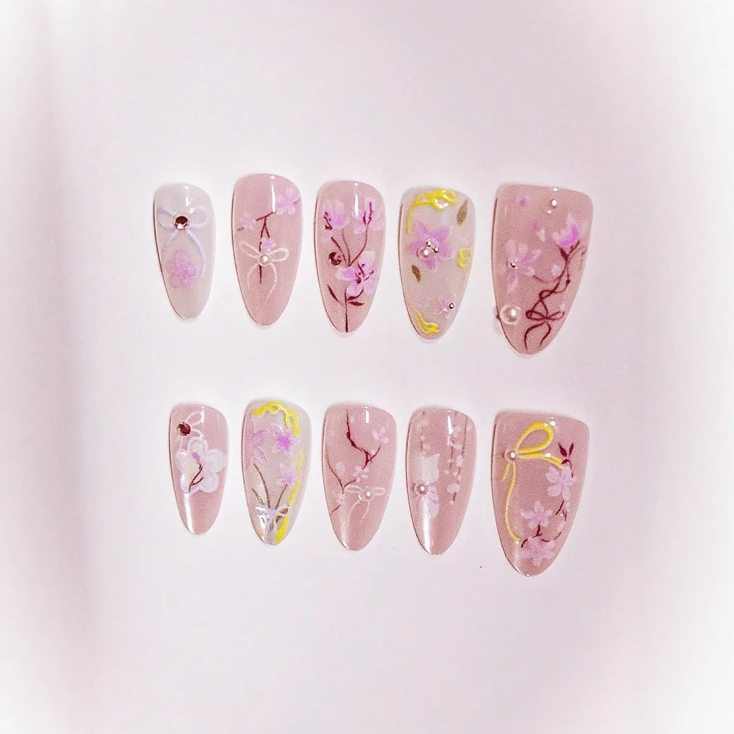 Artistic Press-On Nail Art Set Kalsten