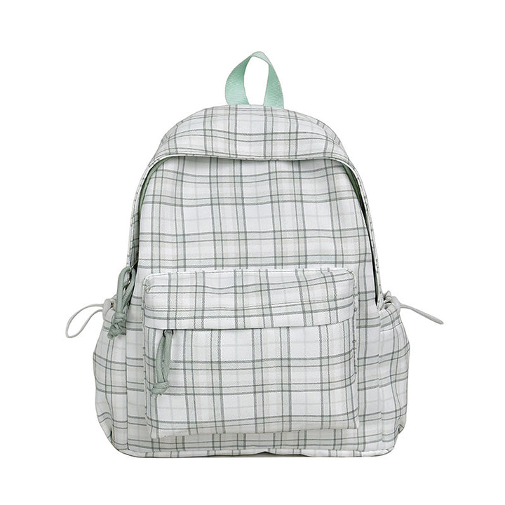 Stylish Checkered Pattern Backpack Kalsten