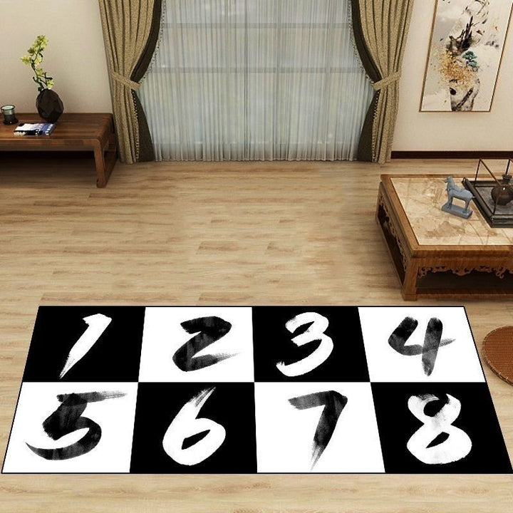 Numbered Welcome Mat