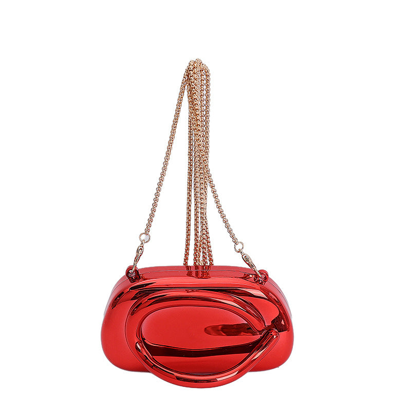 Chic Metallic Evening Clutch Kalsten