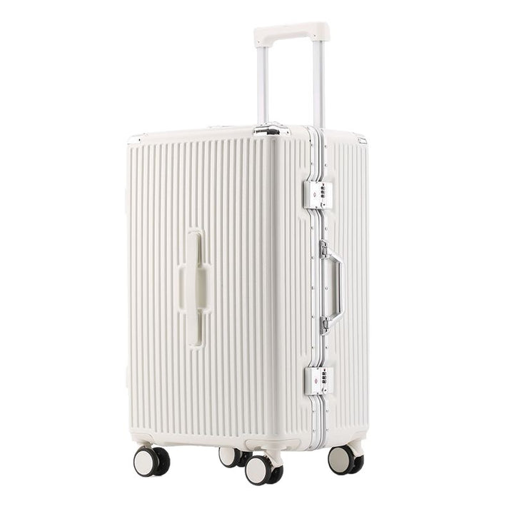 Unisex Stylish High-Impact Ribbed Hardshell Suitcase Kalsten