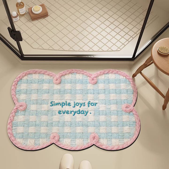 Cloud-Shaped Soft Bath Mat Kalsten