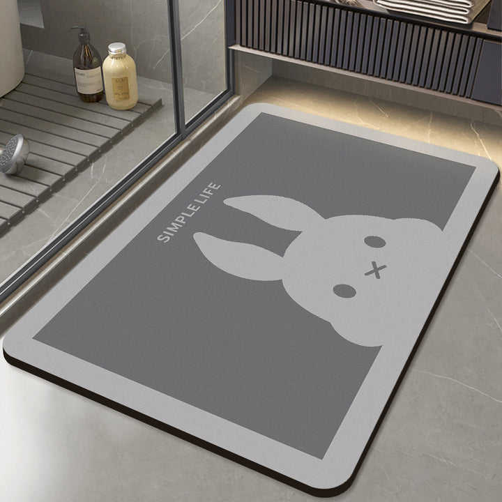 Contemporary Decorative Bath Mat Kalsten