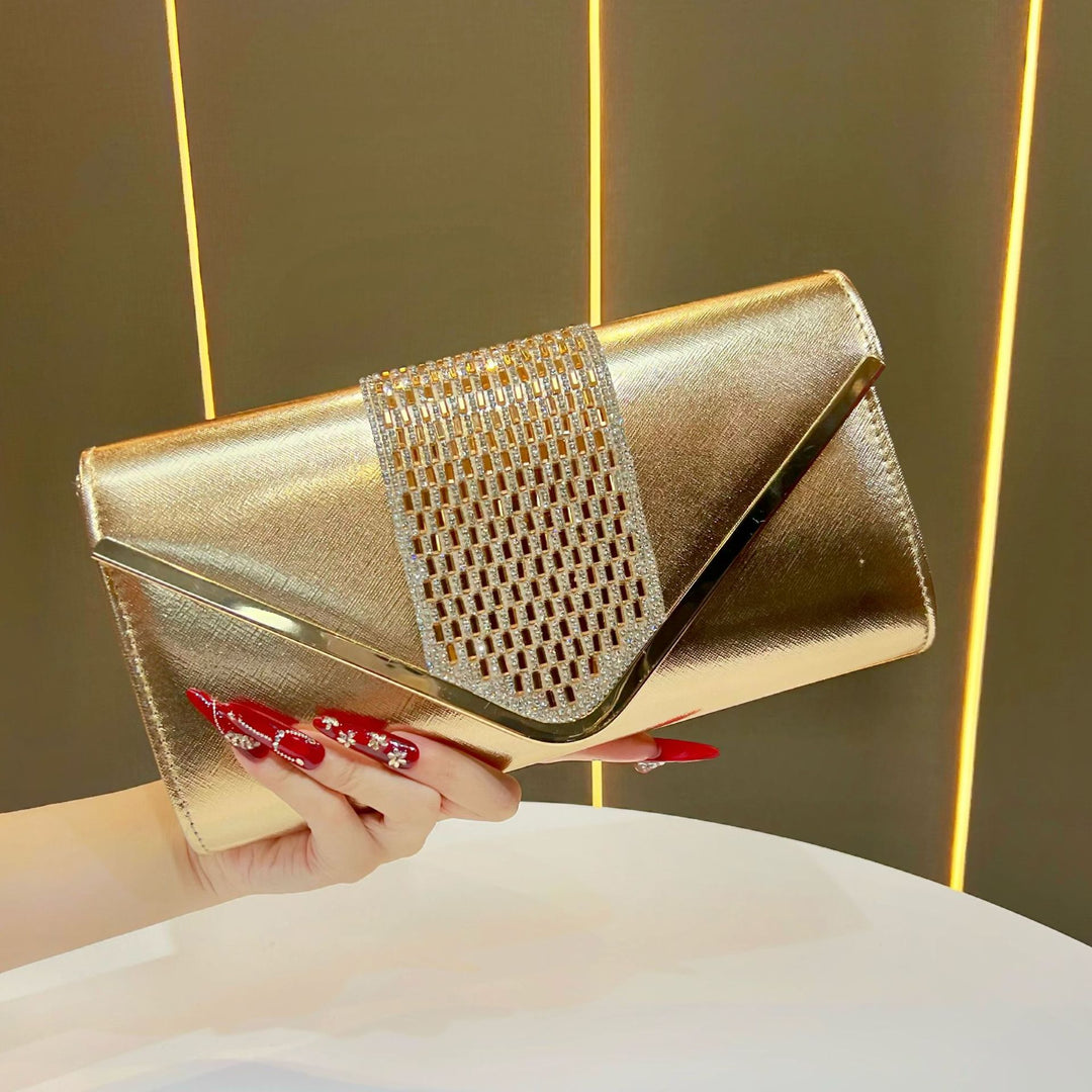 Elegant Metallic Clutch