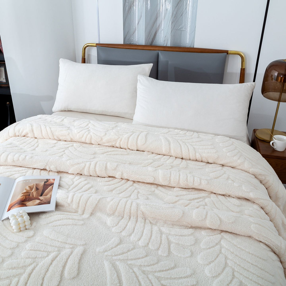 Soft Textured Plush Blanket