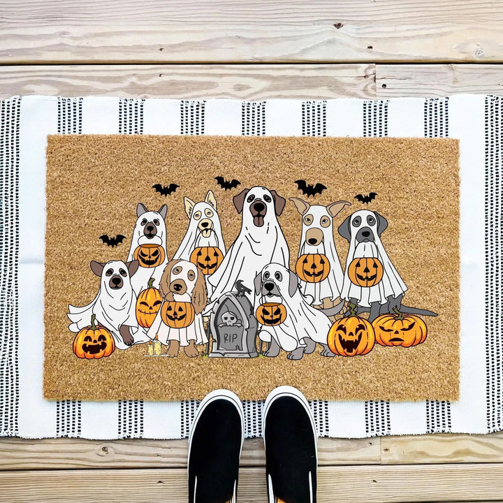 Halloween-Themed Welcome Mat Kalsten