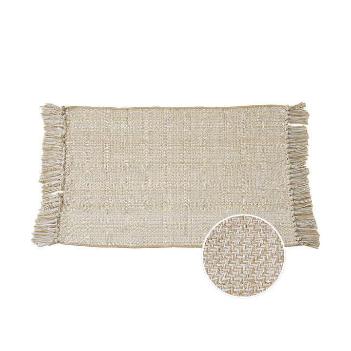 decorative Boho runner rug with fringes