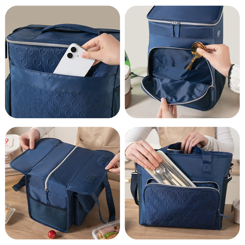 Cooling and transport bag with versatile interior layout Kalsten