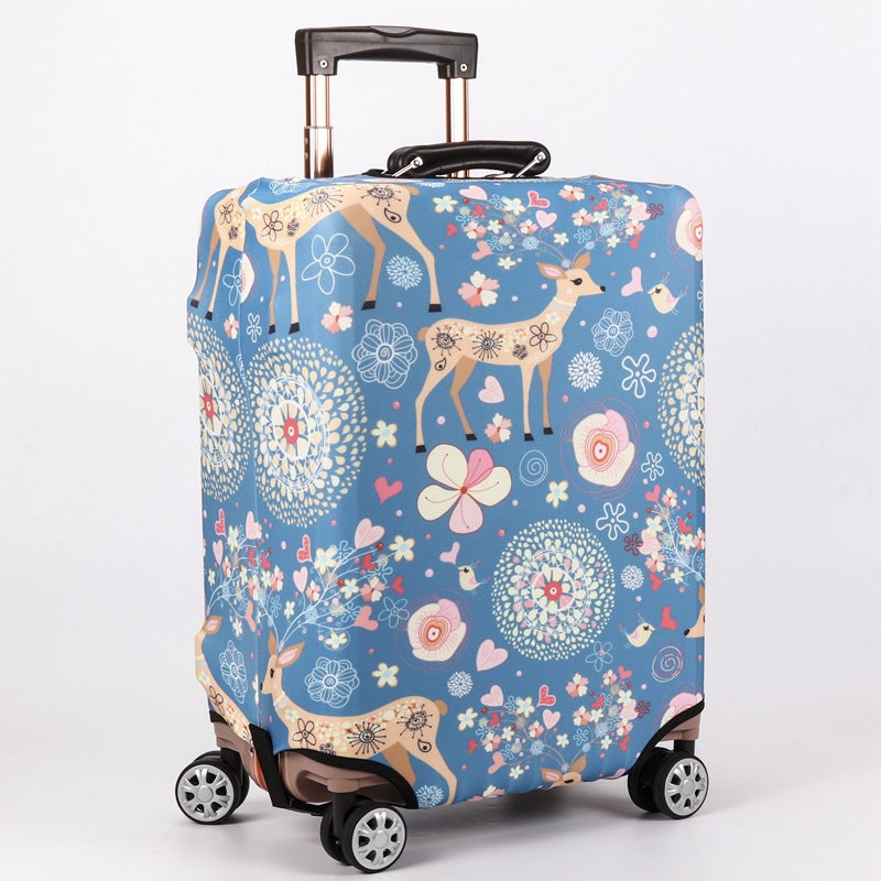 Women's hard-shell suitcase with stylish pineapple motif Kalsten