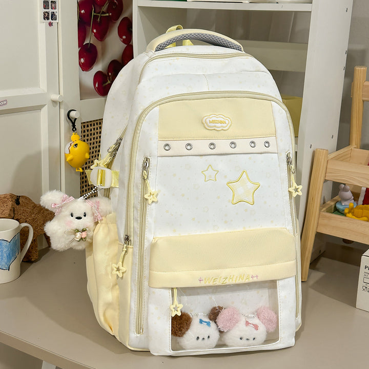 Transparent Pocket Backpack Kalsten