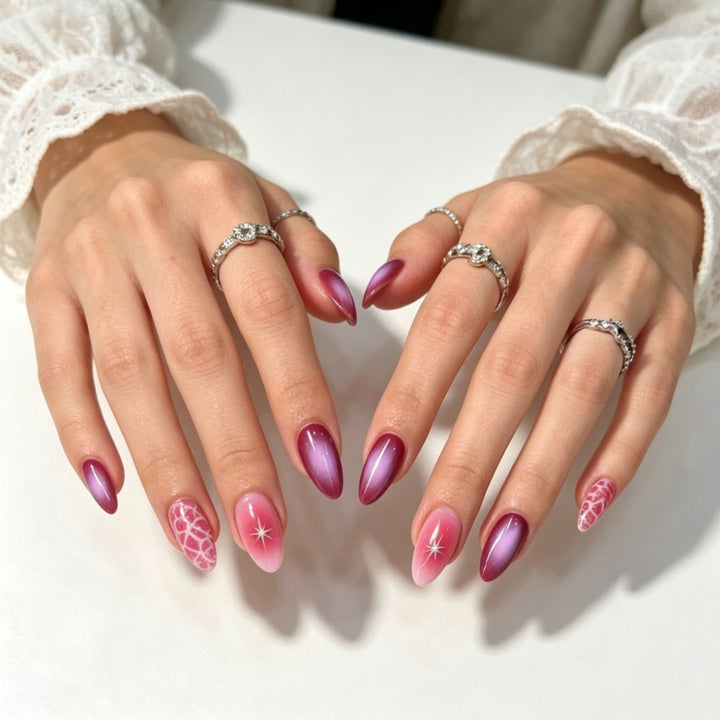 Premium Gradient Nail Enhancements