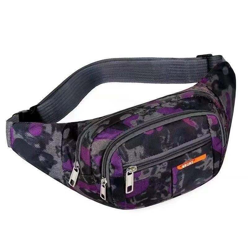 Sporty Multi-Compartment Fanny Pack