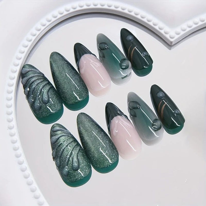 Artistic Acrylic Nail Art Enhancements Kalsten