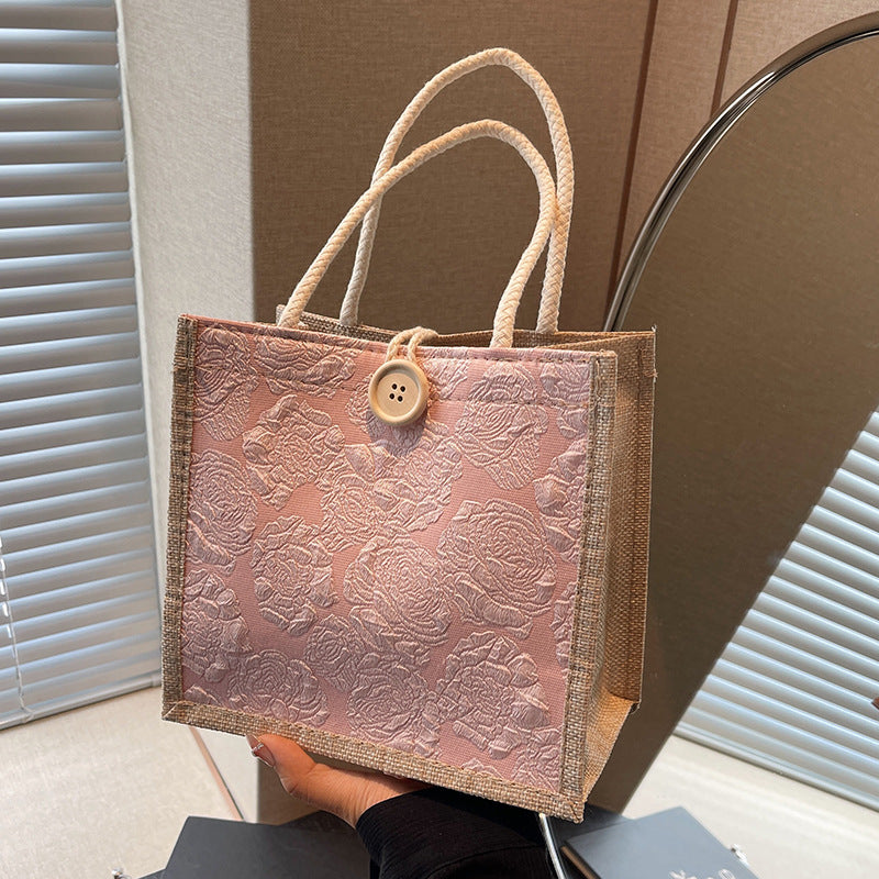 Charming Polka Dot Tote Bag