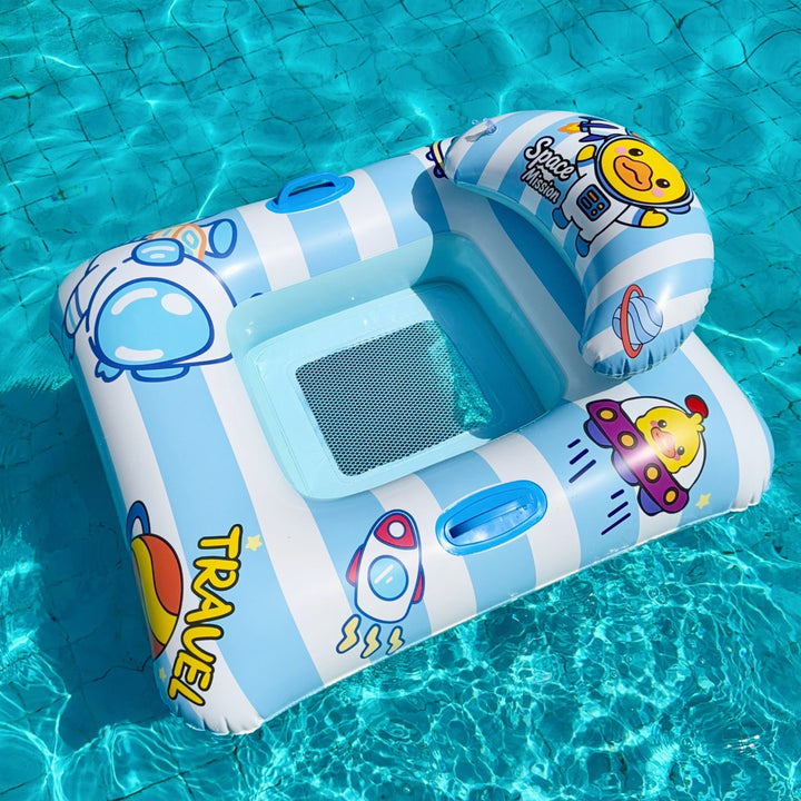 Inflatable Pool Lounger with Sun Canopy Kalsten