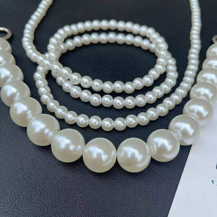 Elegant Multi-Strand Pearled Necklace Kalsten