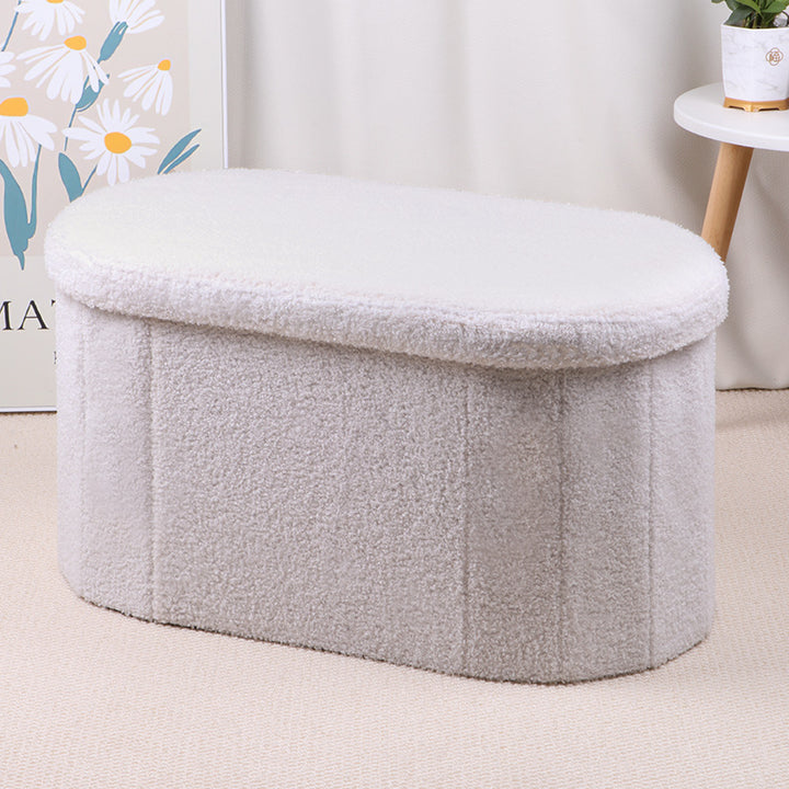 Plush Storage Ottoman Kalsten