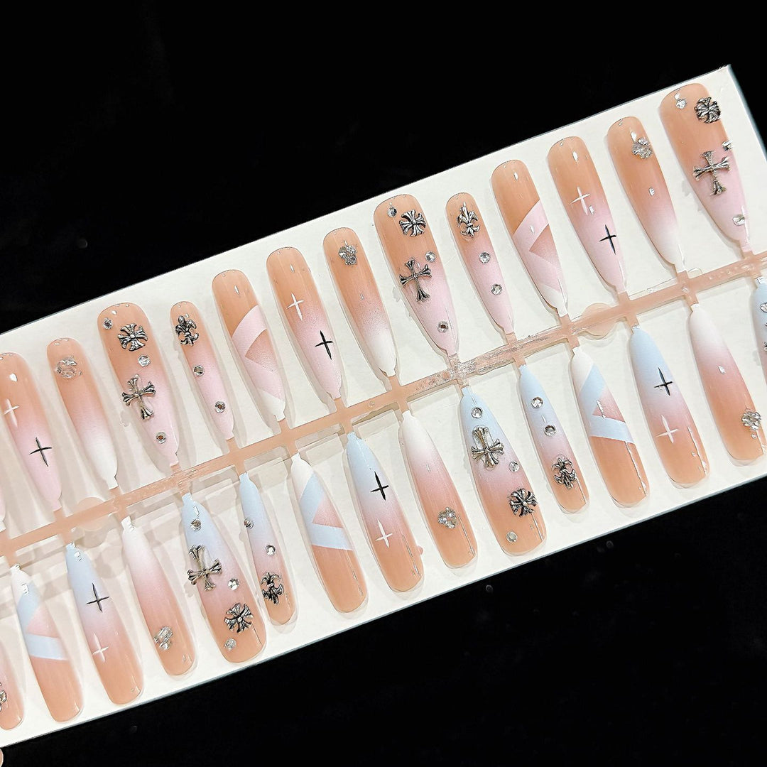 Decorative Press-On Nail Design Set Kalsten