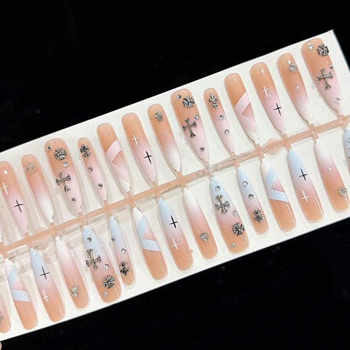 Decorative Press-On Nail Design Set Kalsten