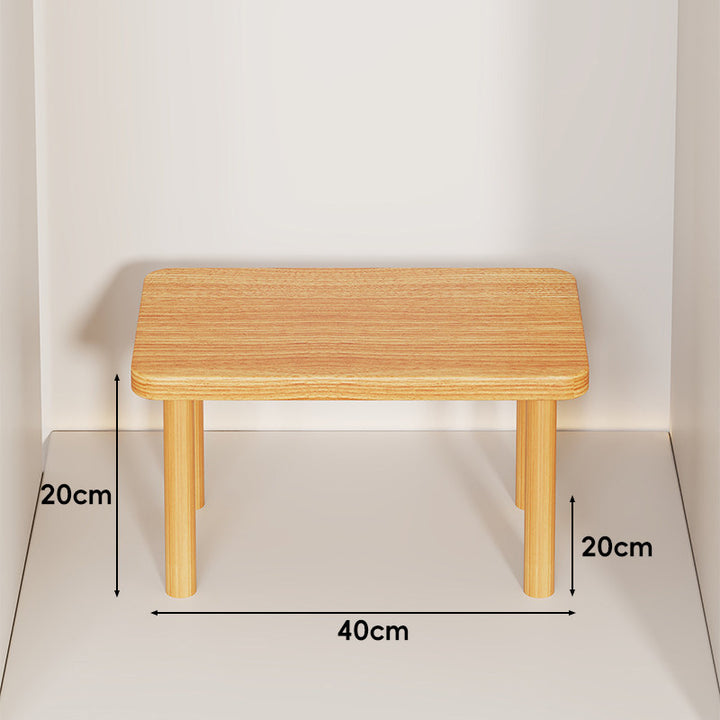 Adjustable Multi-Height Wooden Monitor Riser and Desktop Shelf