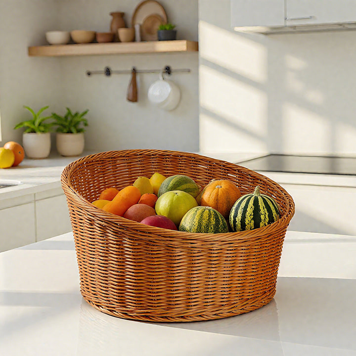 Elegant Woven Serving Tray Kalsten