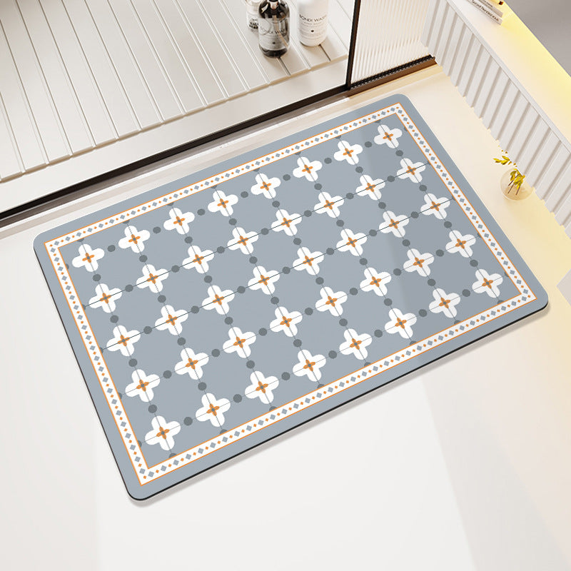 Geometric Pattern Decorative Floor Mat Kalsten