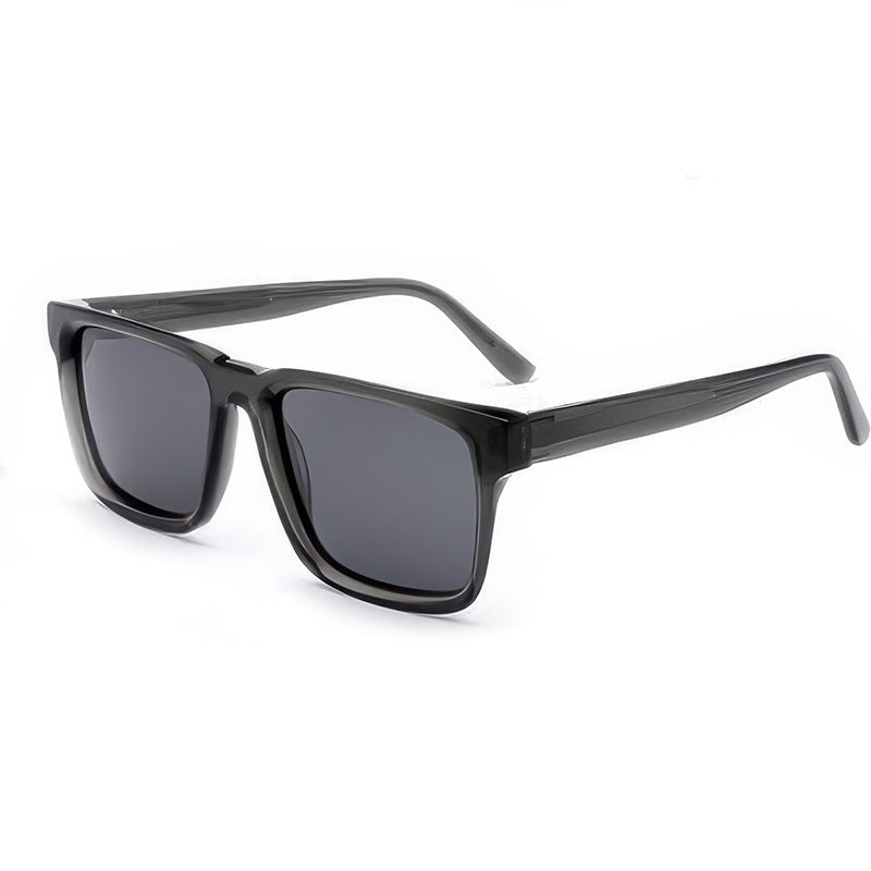 Women's fashionable sunglasses with clear plastic frame and multifunctional lenses Kalsten
