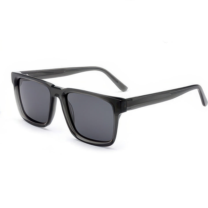 Women's fashionable sunglasses with clear plastic frame and multifunctional lenses Kalsten