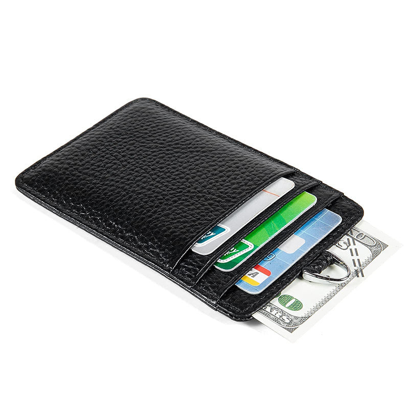Versatile RFID-Blocking Leather ID Card Holder Kalsten