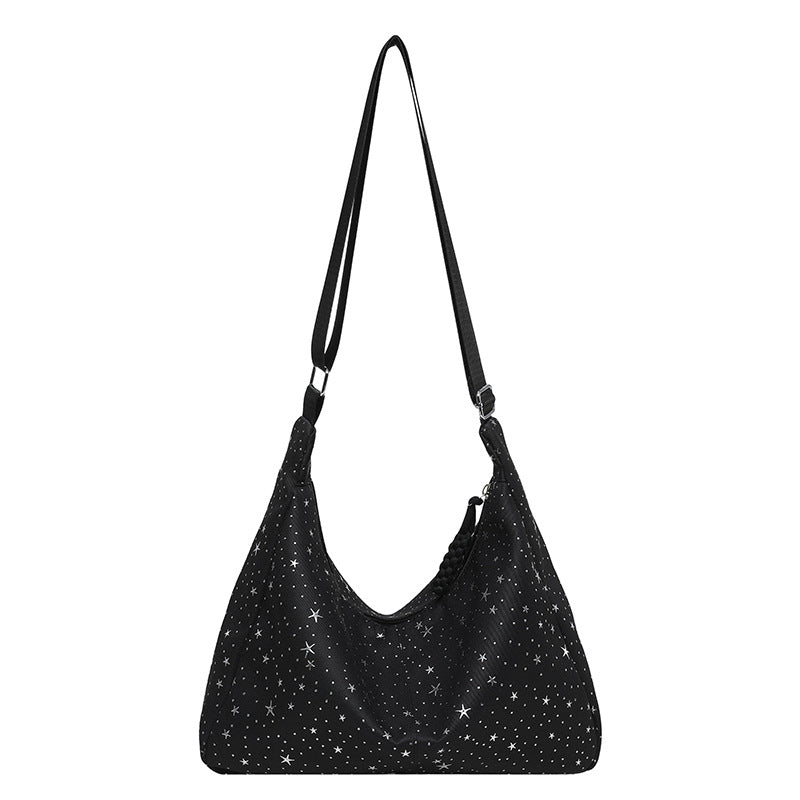 Stylish Star-Print Shoulder Bag