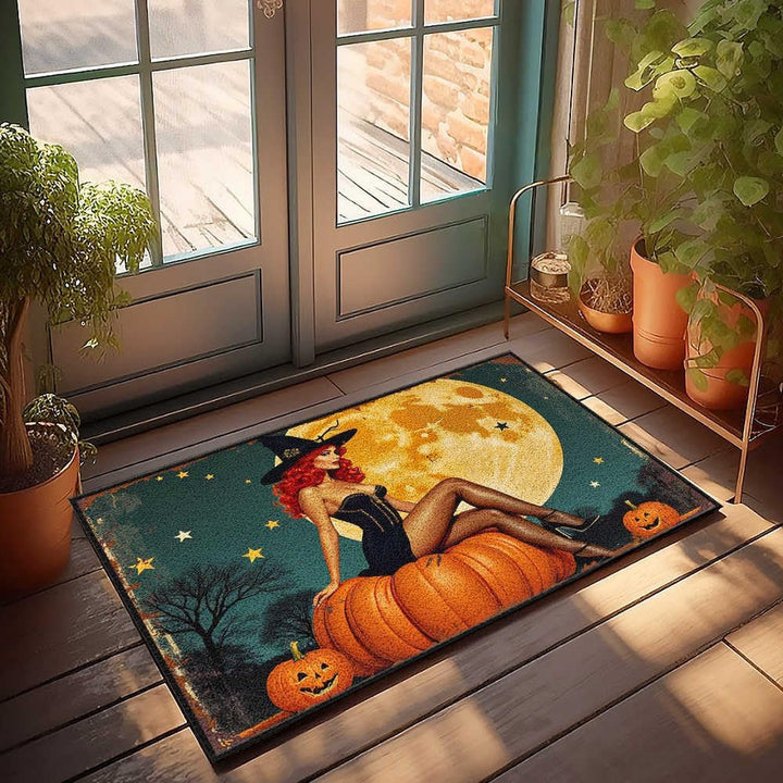 Halloween-Themed Decorative Area Mat for Home