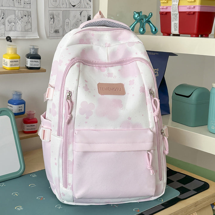 Charming Floral Print Backpack Kalsten