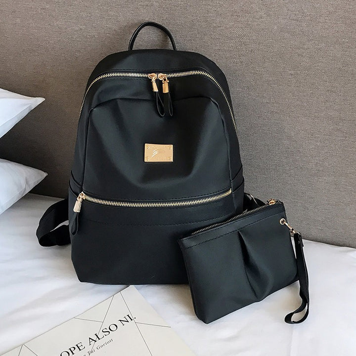 Sleek Multi-Pocket Backpack with Pouch Kalsten