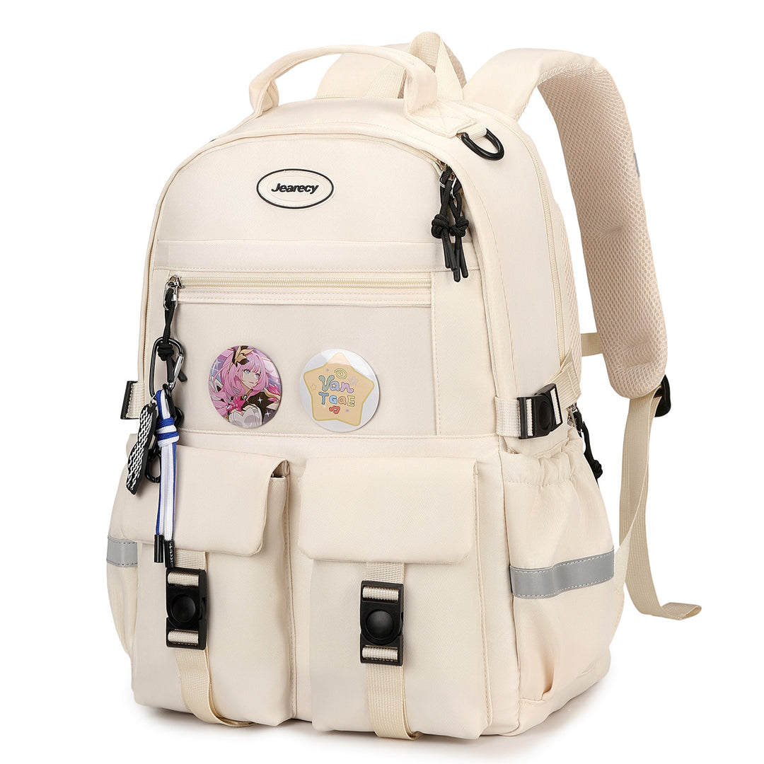 Versatile Cartoon-Embellished Casual Backpack Kalsten