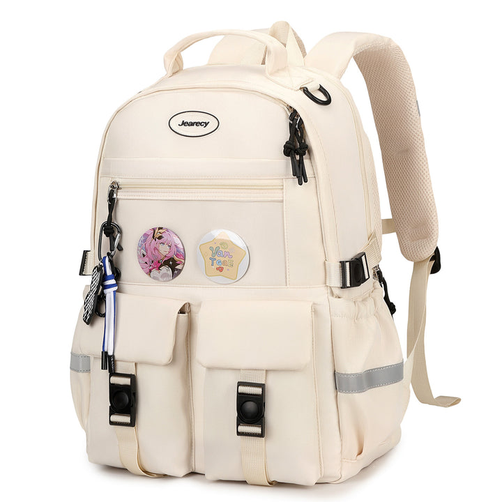 Versatile Cartoon-Embellished Casual Backpack Kalsten