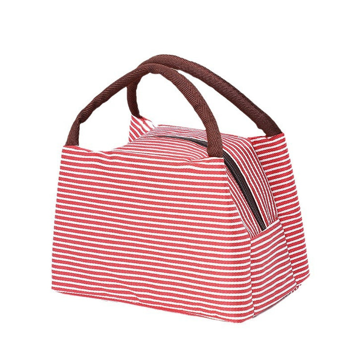 Insulated Striped Lunch Carrier Kalsten