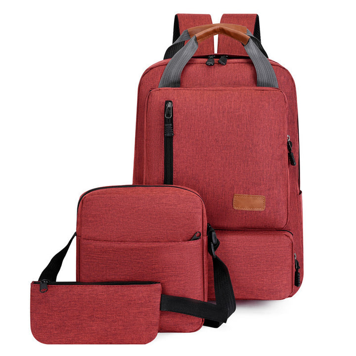 Multi-Compartment Travel Backpack with Detachable Sling Bag Kalsten