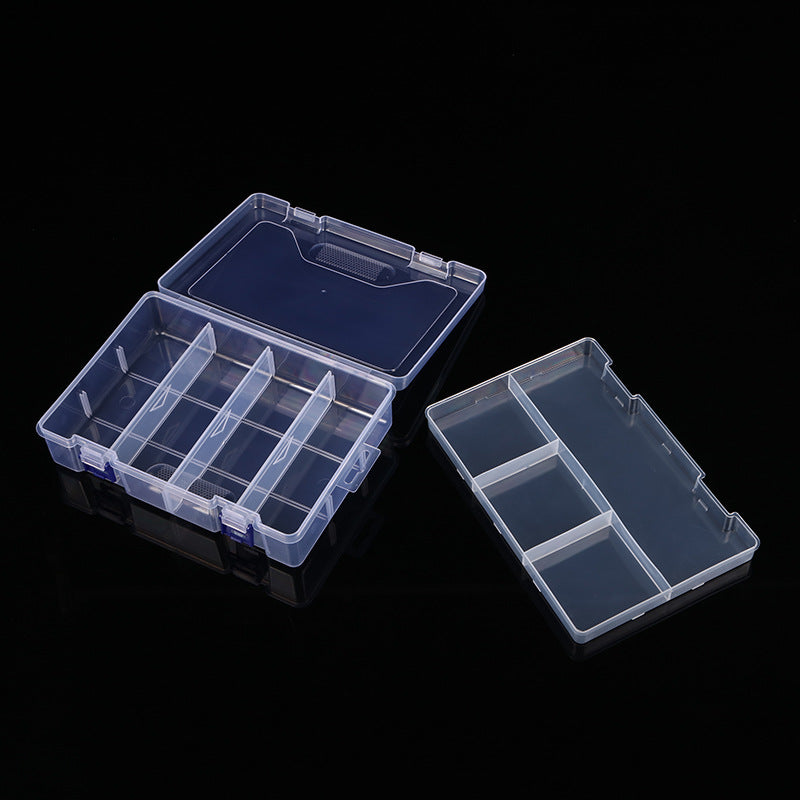 Multi-Compartment Transparent Craft Organizer Box Kalsten