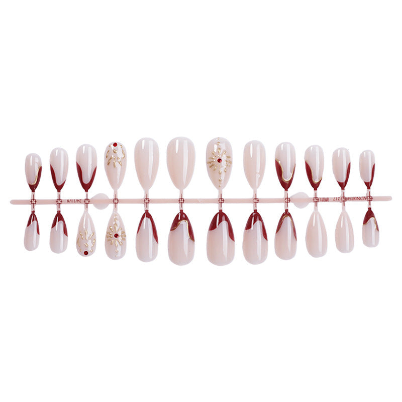 Artificial nail set with elegant decorations Kalsten